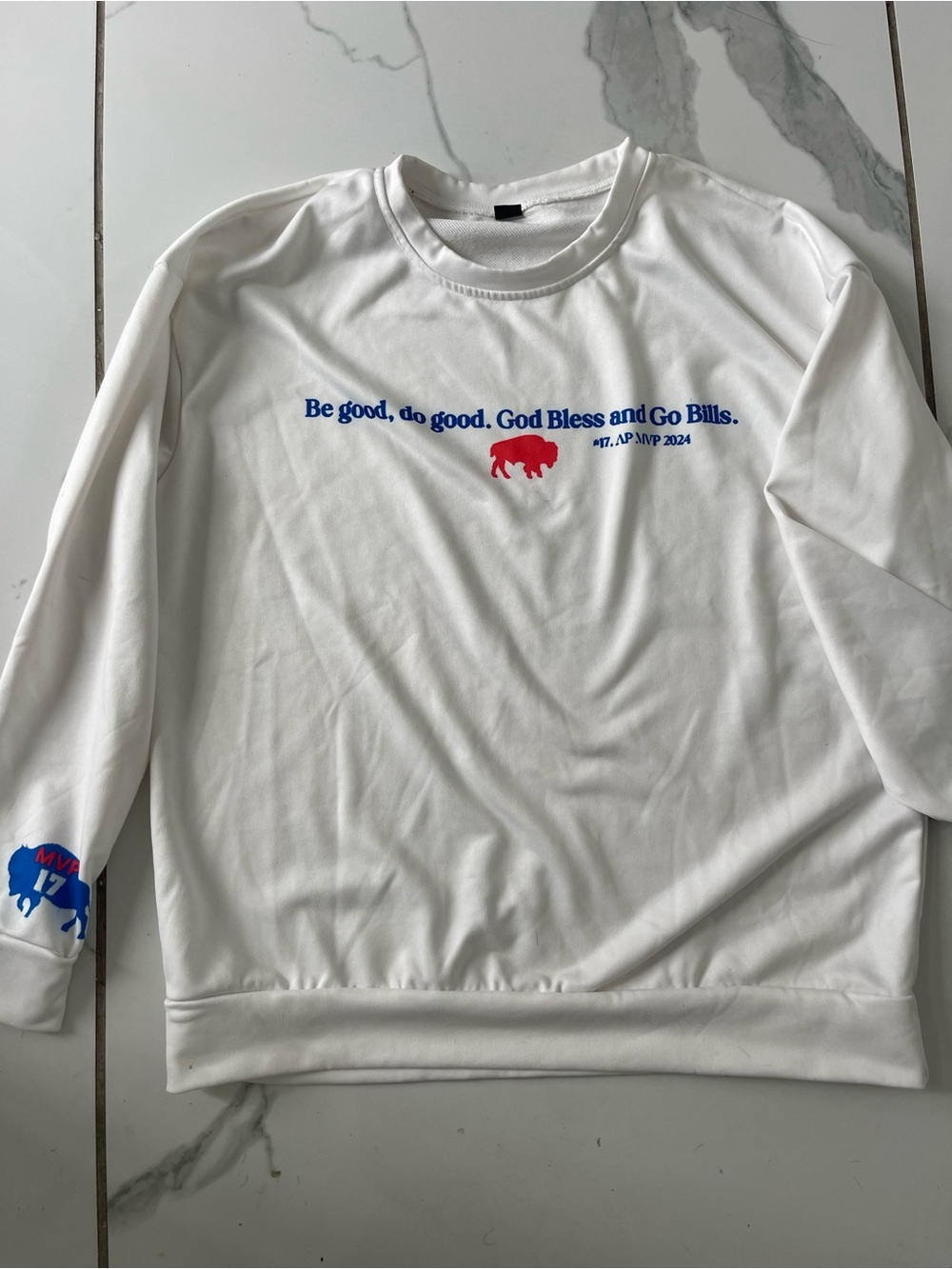 Buffalo Bills Josh Allen MVP sweatshirt